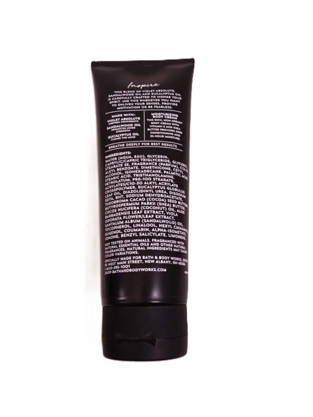 Bath & Body Works Inspire Violet Body Cream *READ DESCRIPTION* 79% Full Retired